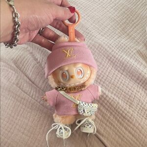 Authentic Big into energy Loyalty Labubu with clothes and Accessories